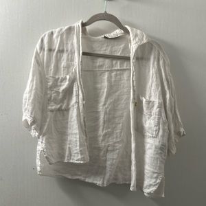 Zara white shirt